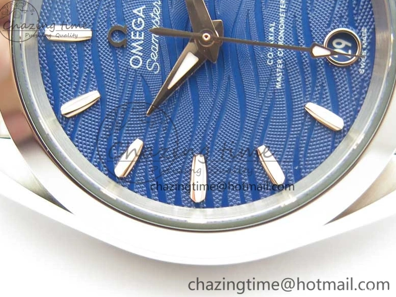 0409 Aqua Terra 150M 34mm Ladies SS VSF 1:1 Best Edition Blue Wave Dial on SS Bracelet A Reliable 7931